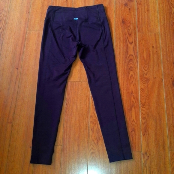 (S) Mondetta High Waist Dark Plum Legging Waist 13"×L35" - Picture 9 of 9